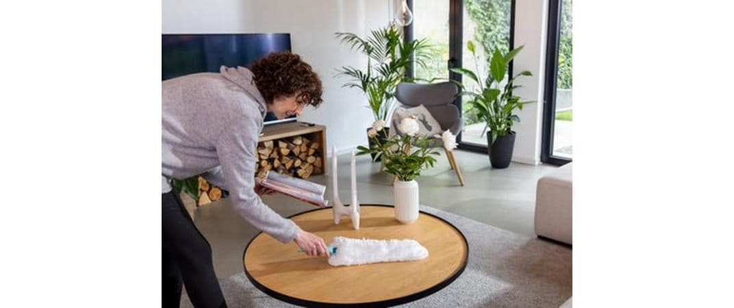 Leifheit Superduster XL Staubwedel – Mikrofaser – Weiss/Türkis