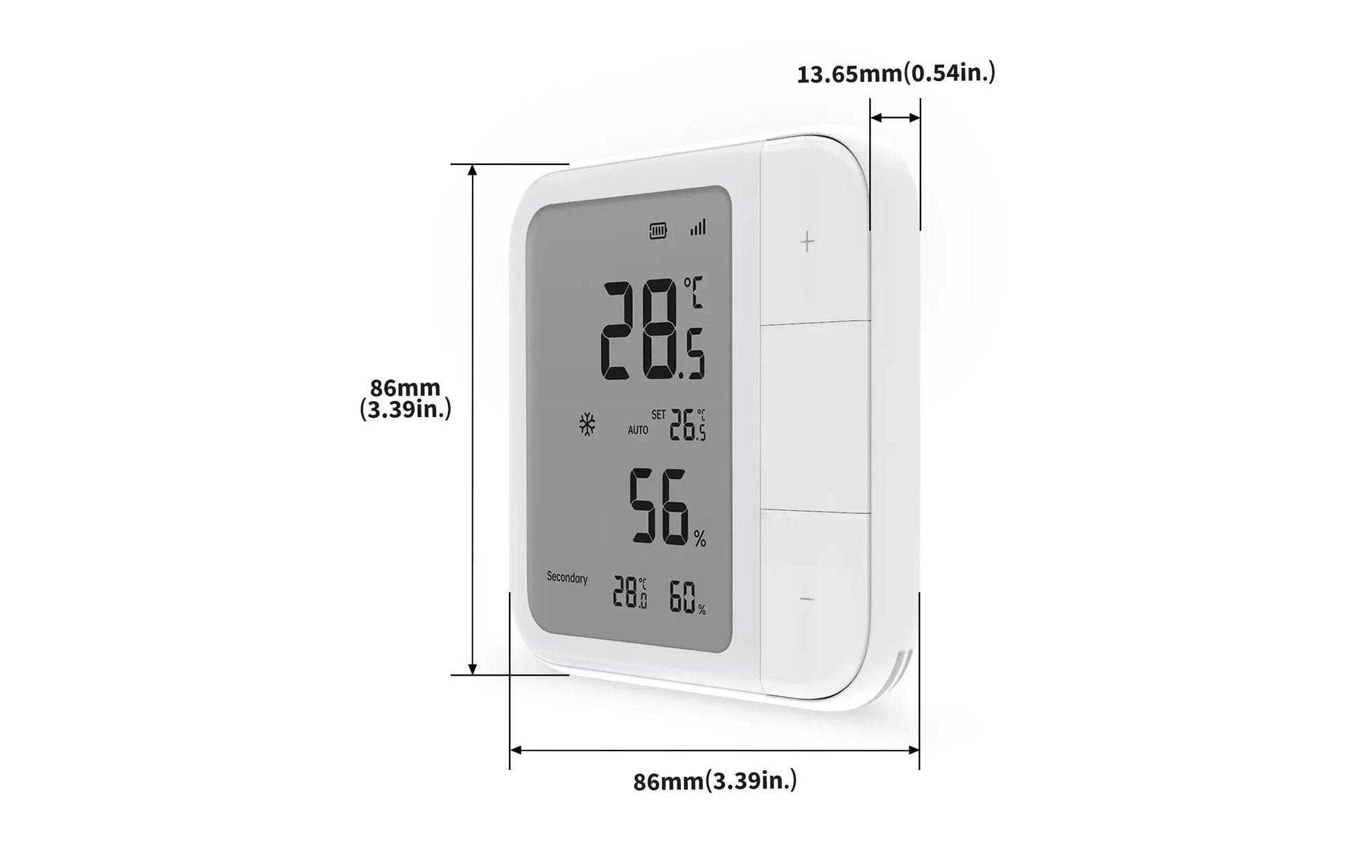 Aqara W100 – Sensor – Temperatur & Luftfeuchtigkeit, Zigbee, Thread – für Matter-fähige Systeme