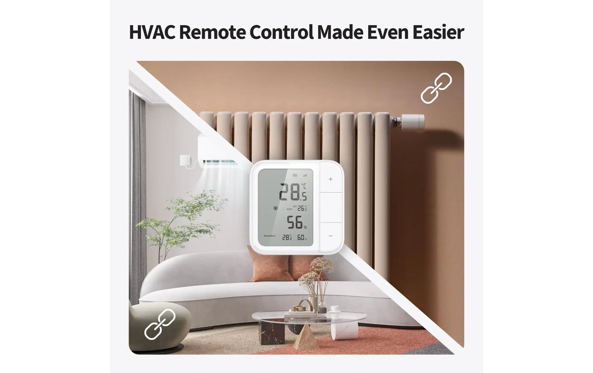 Aqara W100 – Sensor – Temperatur & Luftfeuchtigkeit, Zigbee, Thread – für Matter-fähige Systeme