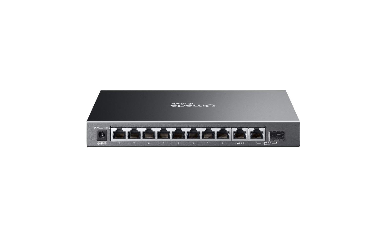 TP-Link ES210GP – Managed Switch – 10×GbE, 1×SFP, L2, PoE+ 63 W