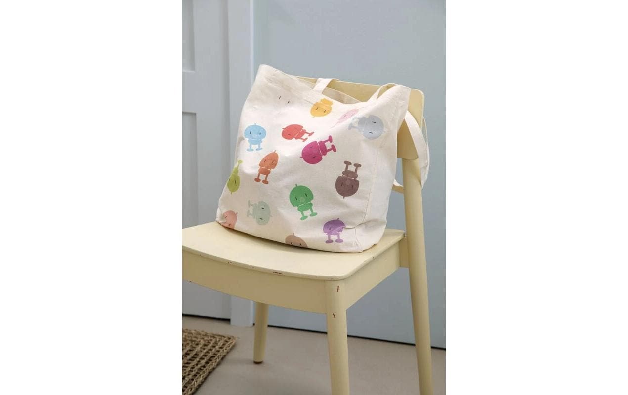 Hoptimist Stofftasche, Baumwolle, Mehrfarbig, 400×460 mm