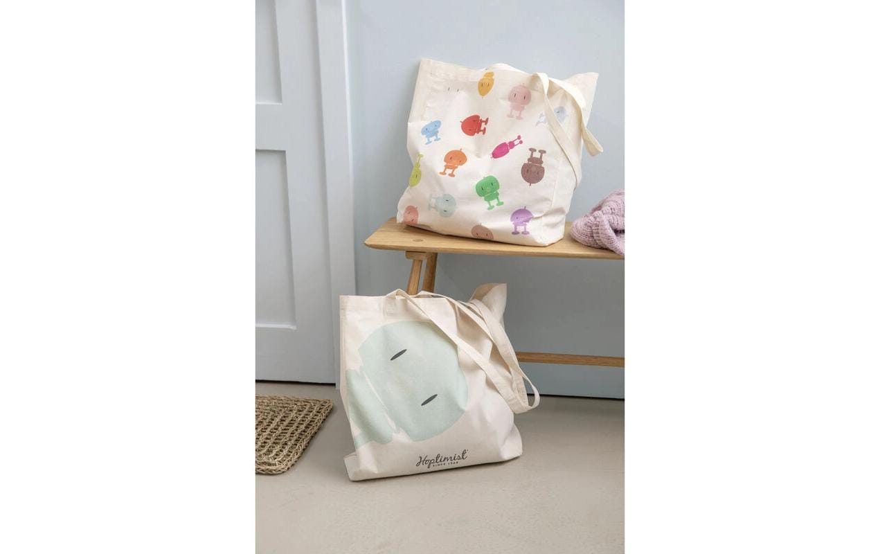 Hoptimist Stofftasche, Baumwolle, Blau, 400×460×3 mm