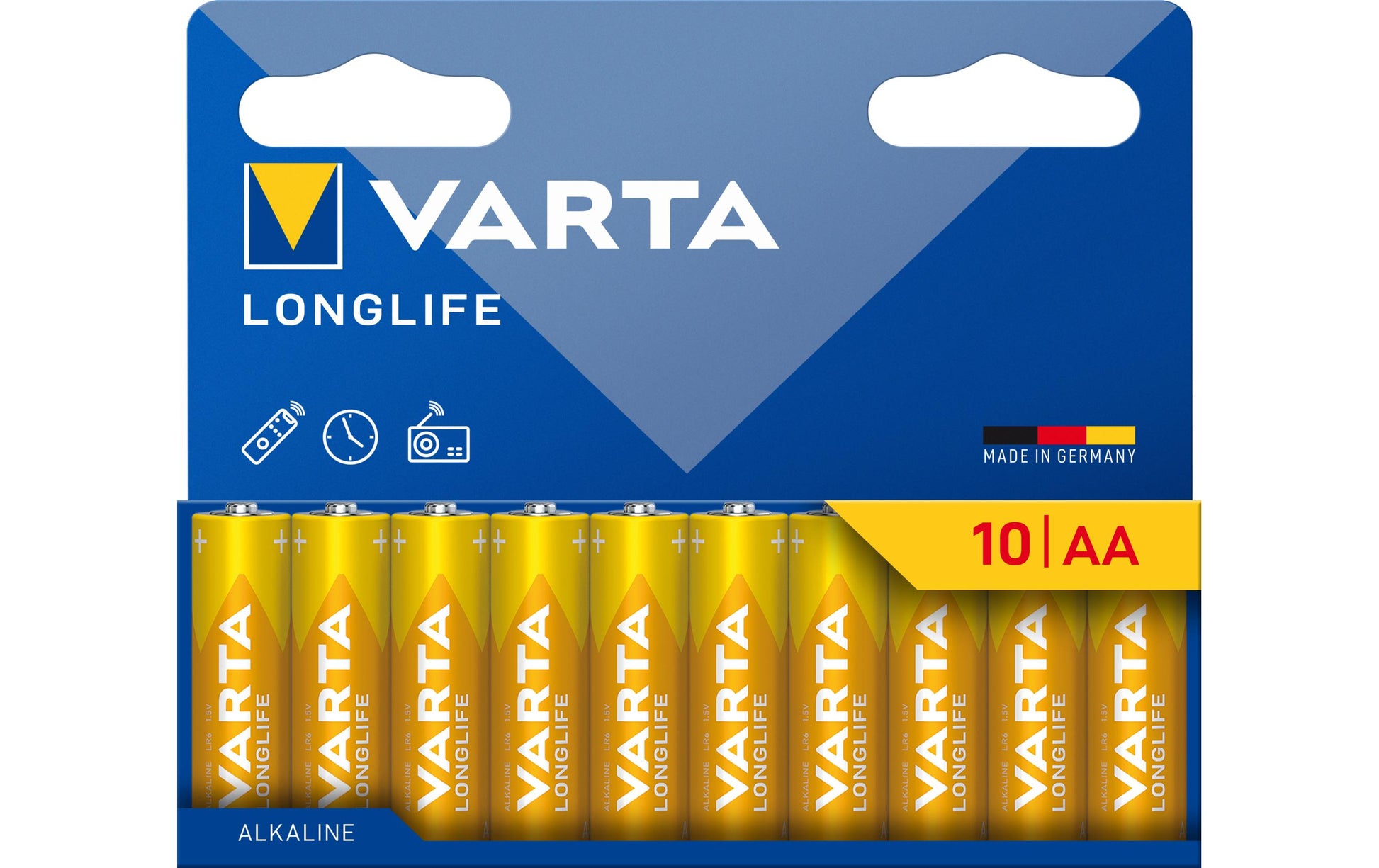 Varta AA Batterien, Alkaline, 1,5 V – 10 Stk.