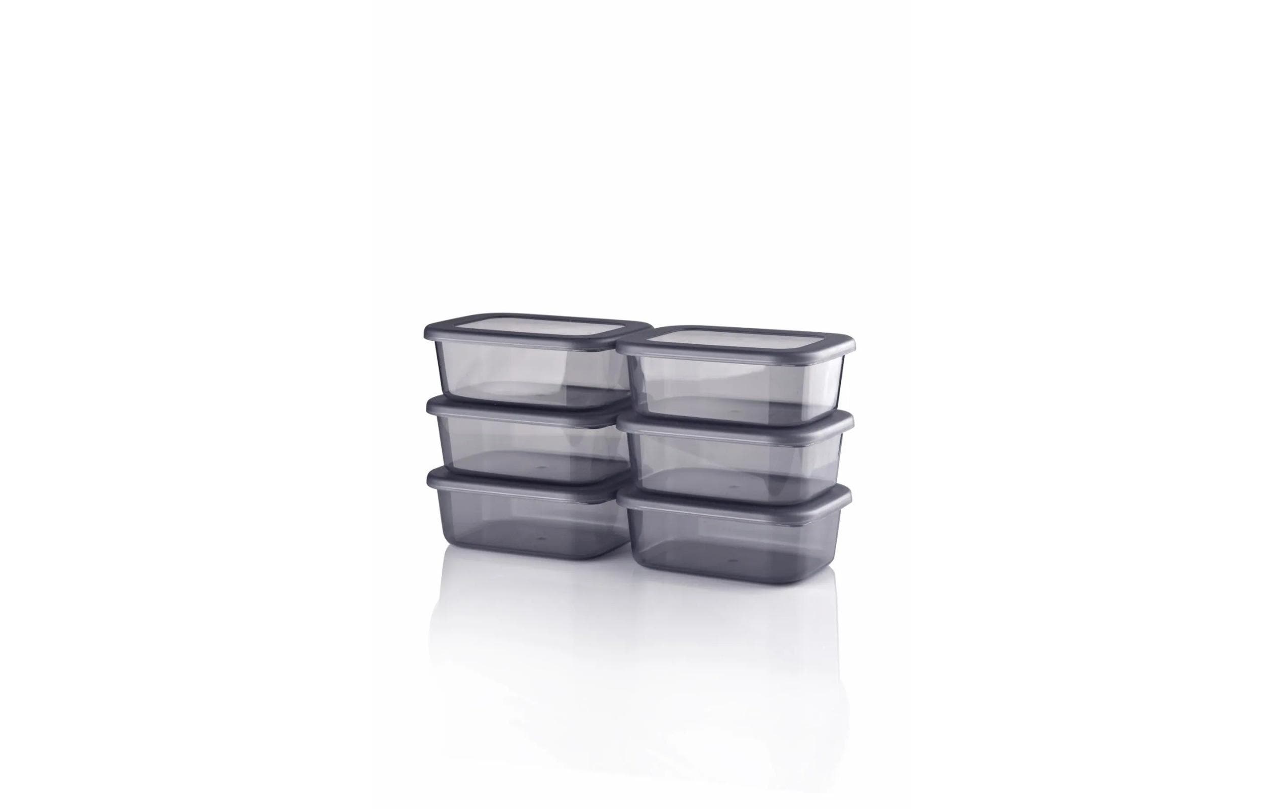 Hermia Vorratsdose 250 ml, 12,5 × 9 × 4,5 cm, Kunststoff, Anthrazit