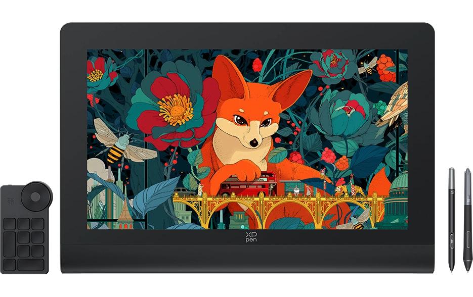 XPPen XP-PEN – Stiftdisplay Artist Ultra 16, 15,6", schwarz, 16384 Druckstufen, 344 × 194 mm, USB-C, für Linux