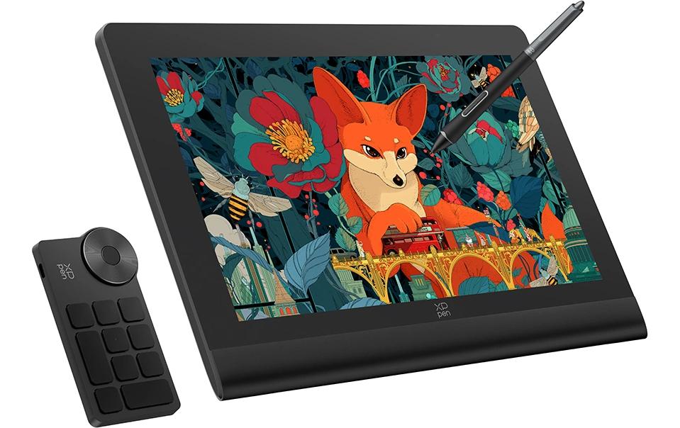 XPPen XP-PEN – Stiftdisplay Artist Ultra 16, 15,6", schwarz, 16384 Druckstufen, 344 × 194 mm, USB-C, für Linux
