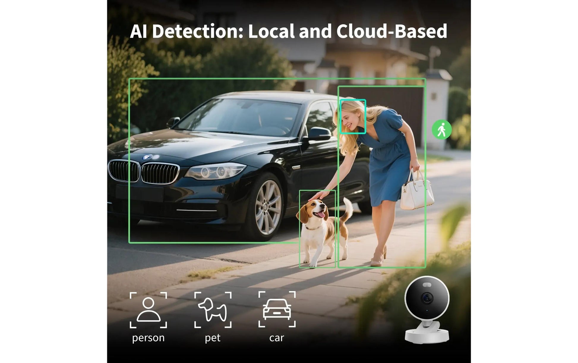 Aqara G100 Netzwerkkamera – 3,69 MP, 2304×1296 Video, IP65, microSD, Weiss