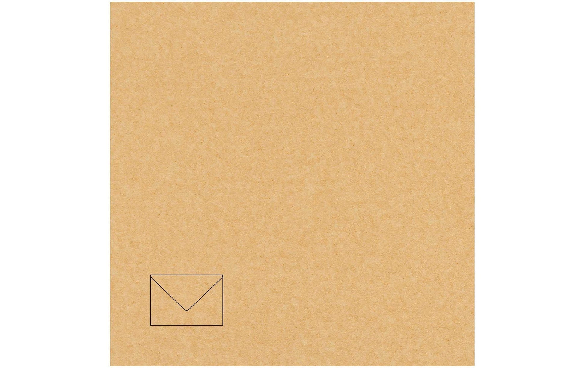 Rico design Couvert C6, ohne Fenster, gold, 120 g/m² – 50 Stk.
