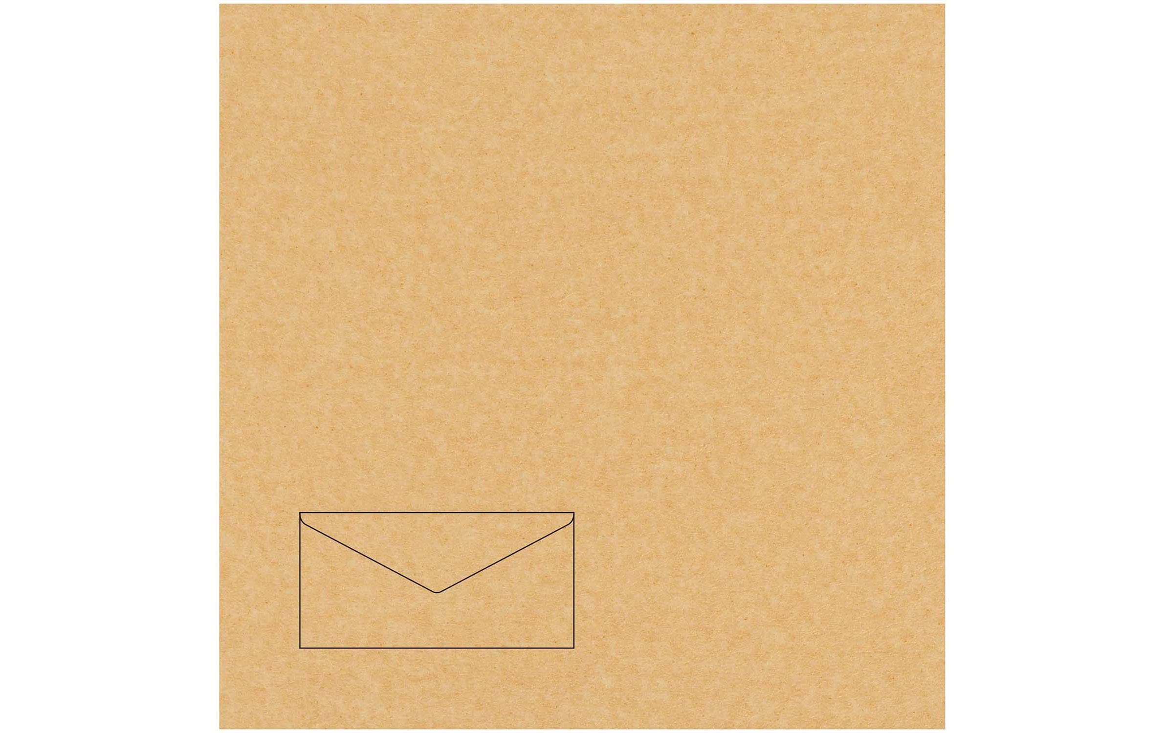 Rico design Couvert C6/5 (110 × 220 mm), ohne Fenster, Gold, 120 g/m² – 50 Stk.