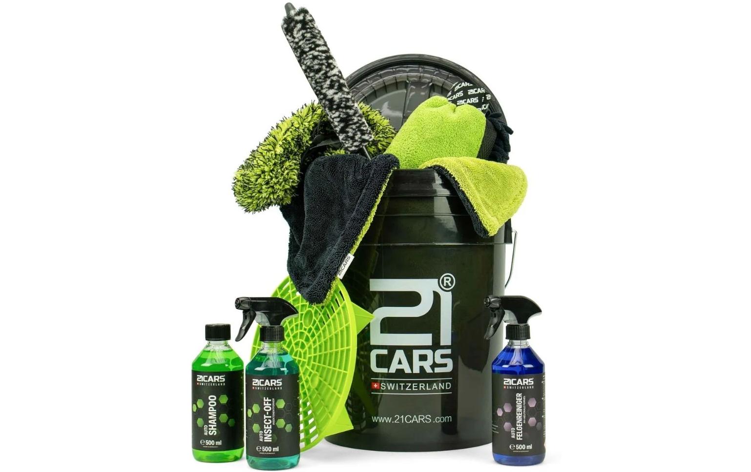 21CARS Black Edition Autowaschset