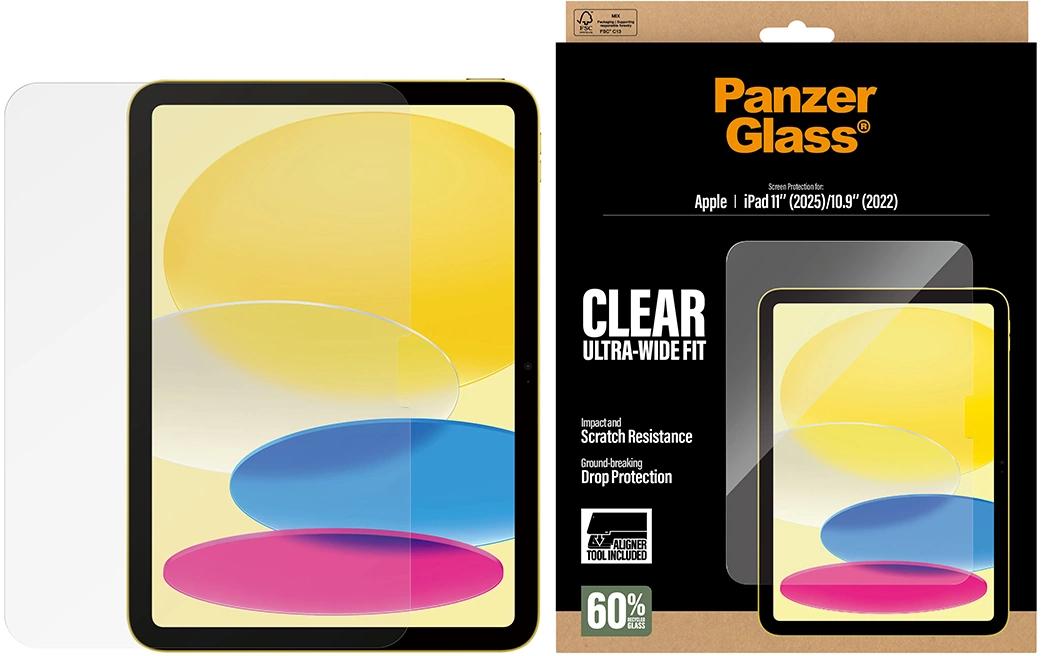 PanzerGlass UWF Displayschutz – für iPad 11" (2025), iPad 10,9" (2022), Stossschutz