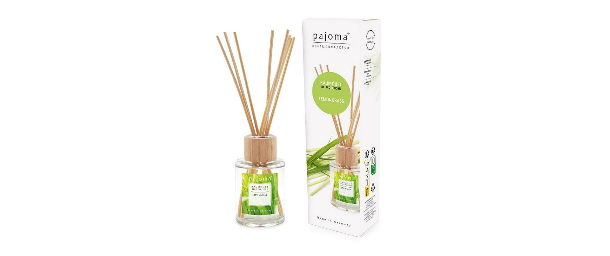 Pajoma Lemongras Modern Line – Duftstäbchen, 100 ml