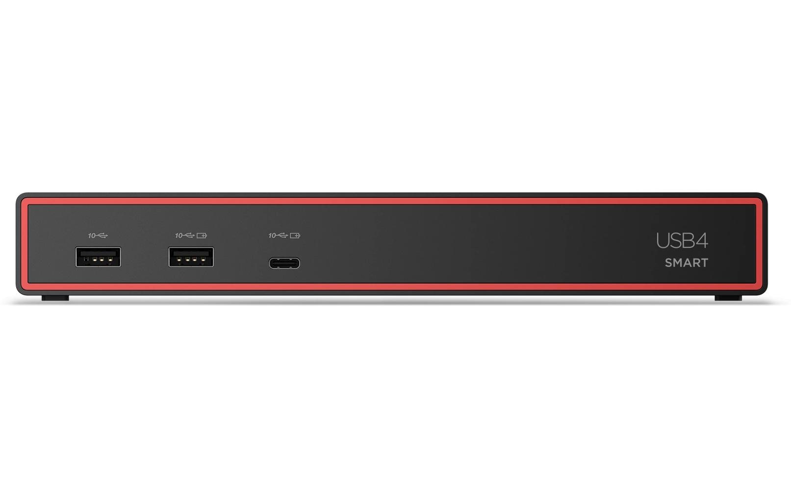 Lenovo SmartDock 5500 Dockingstation – USB4, 2× DP, 1× HDMI, 4× USB-A, 2× USB-C, 65 W PD, GbE, für Windows/Mac