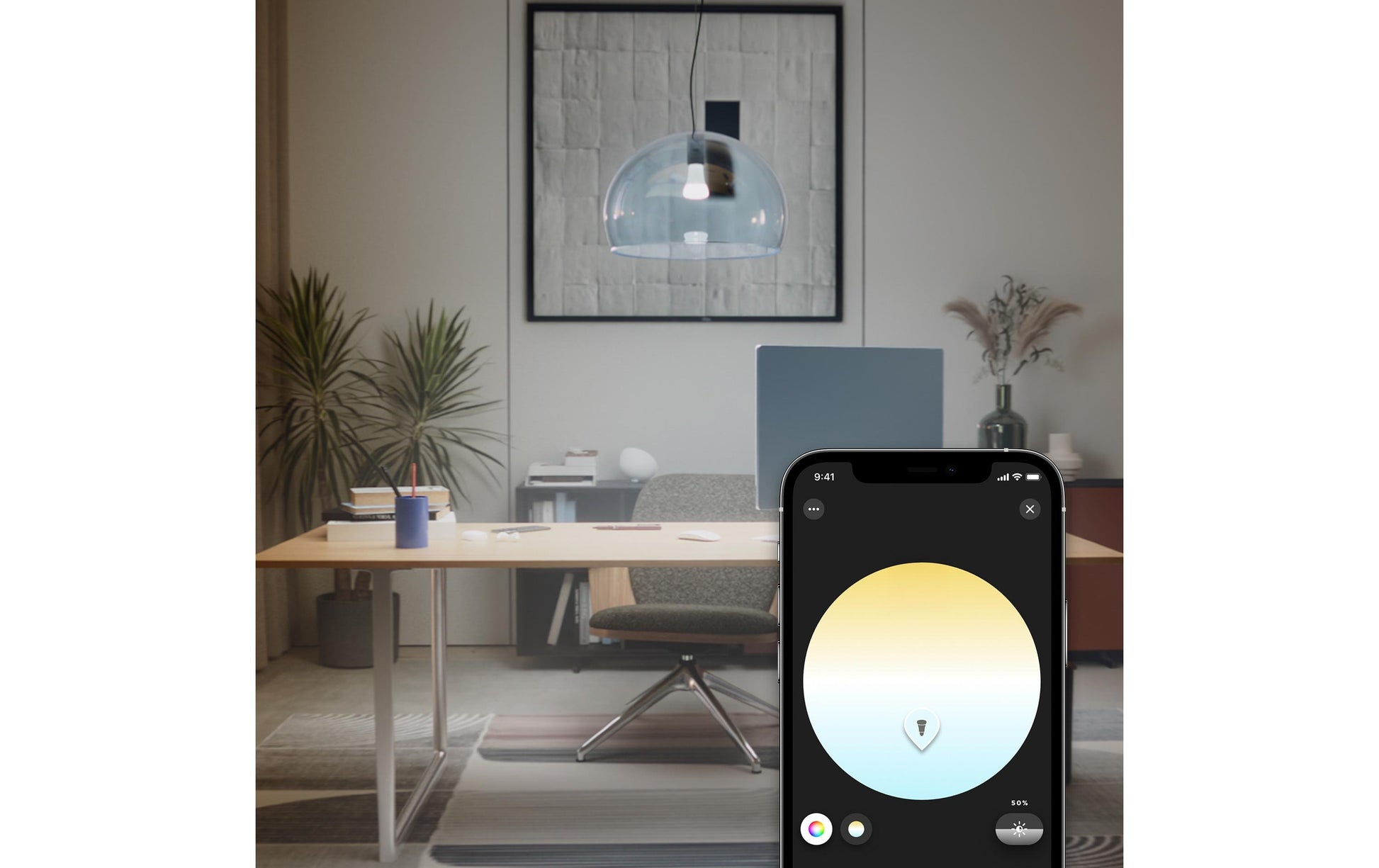Philips Hue Smart Leuchtmittel E27 White Ambiance – 810 lm, Bluetooth, dimmbar – 2er-Pack