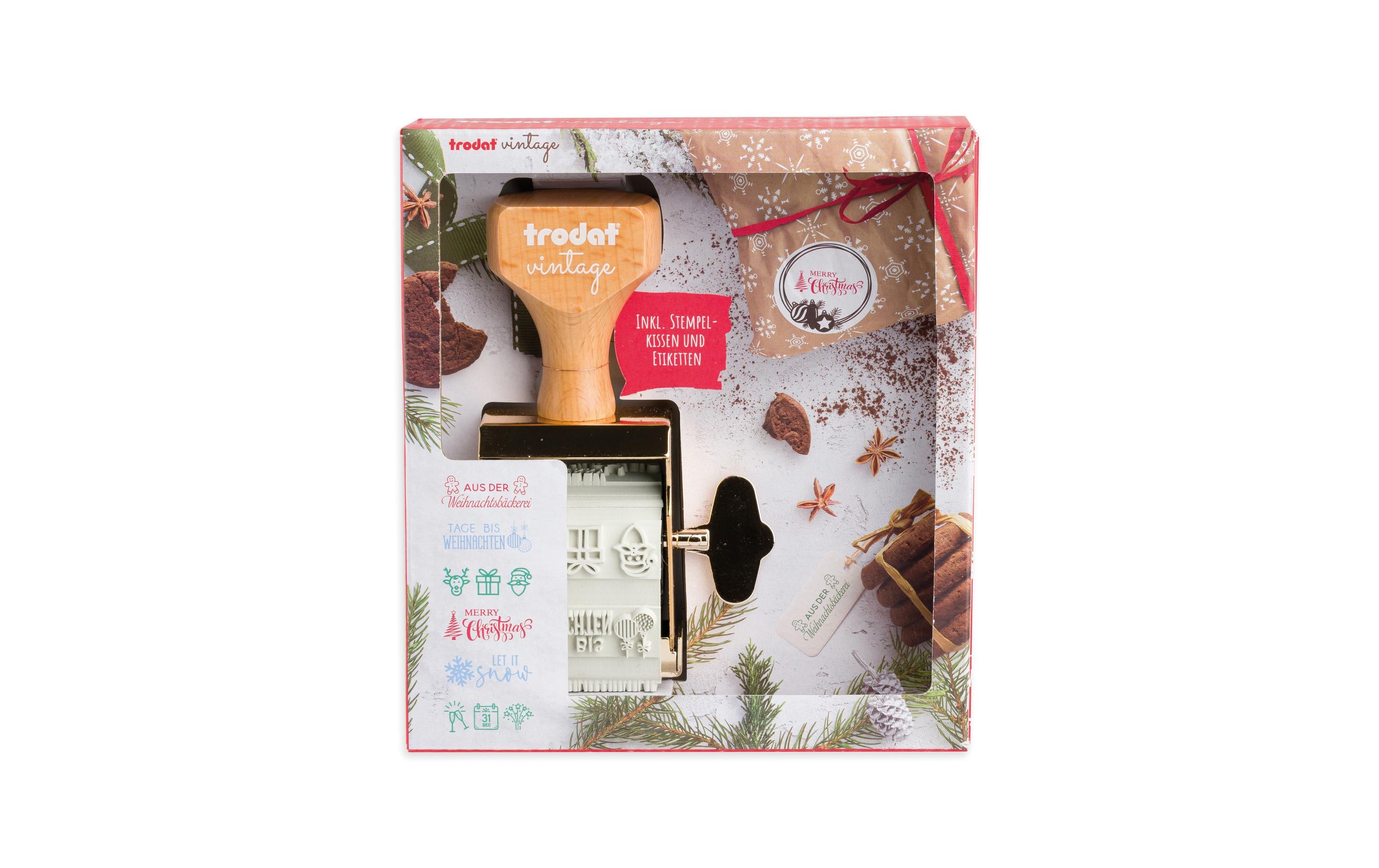 Trodat Motivstempel Vintage – Motiv: Weihnachten