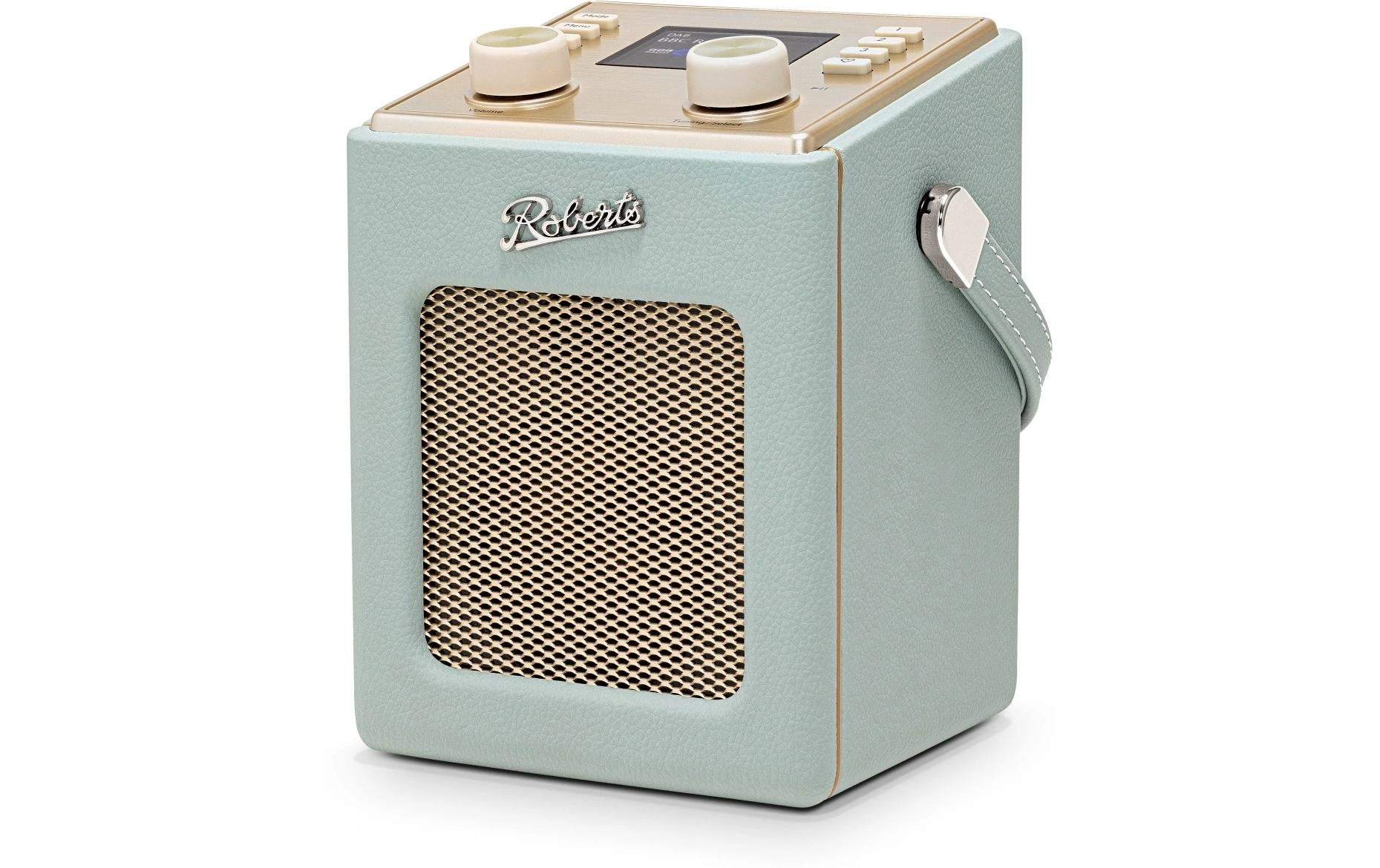 Roberts Radio Roberts Revival Mini 2 – DAB-/Internetradio – Portabel – UKW, Bluetooth – Himmelblau