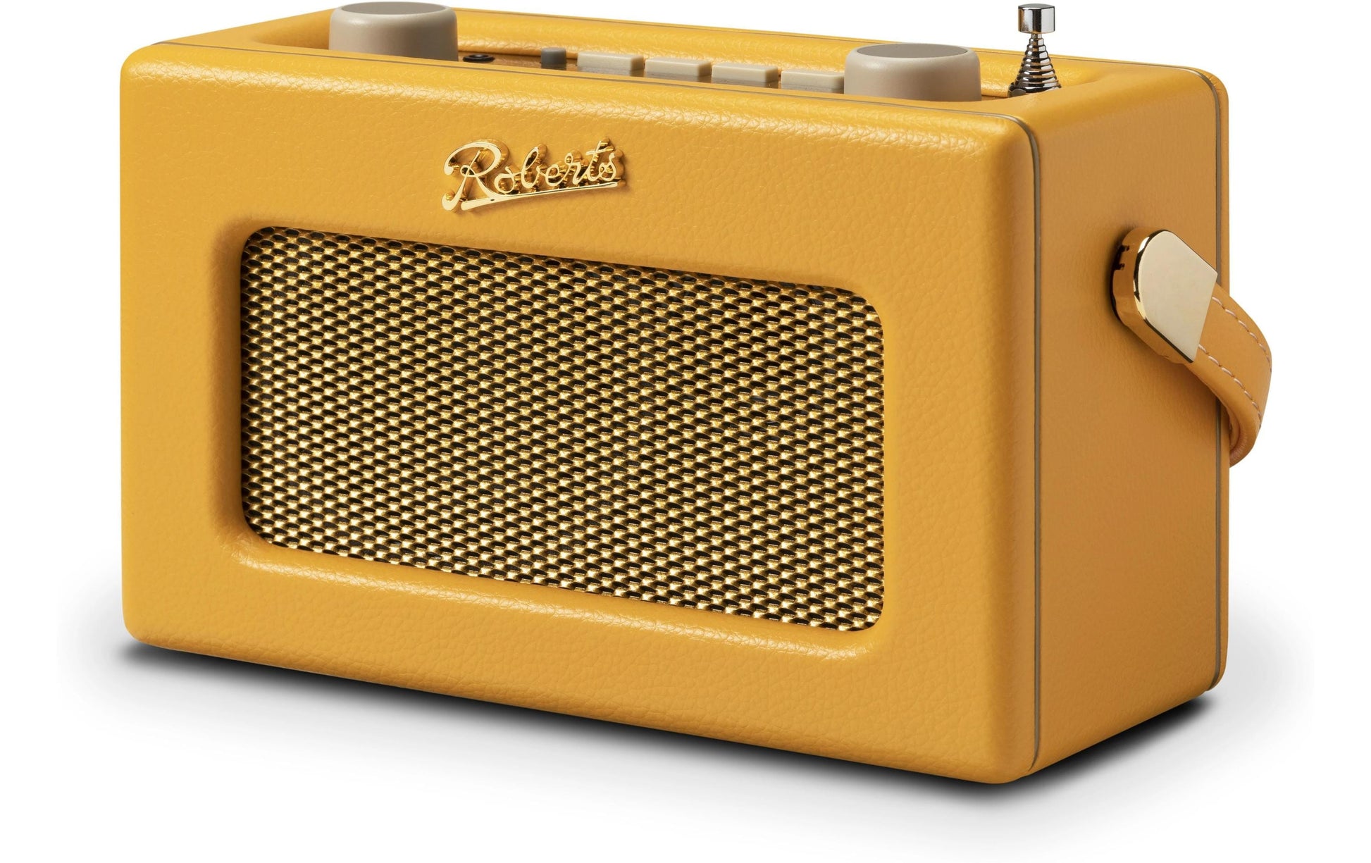Roberts Radio Roberts Revival Uno Bluetooth – DAB-/Internetradio – Portabel – DAB+ – Dunkelgelb