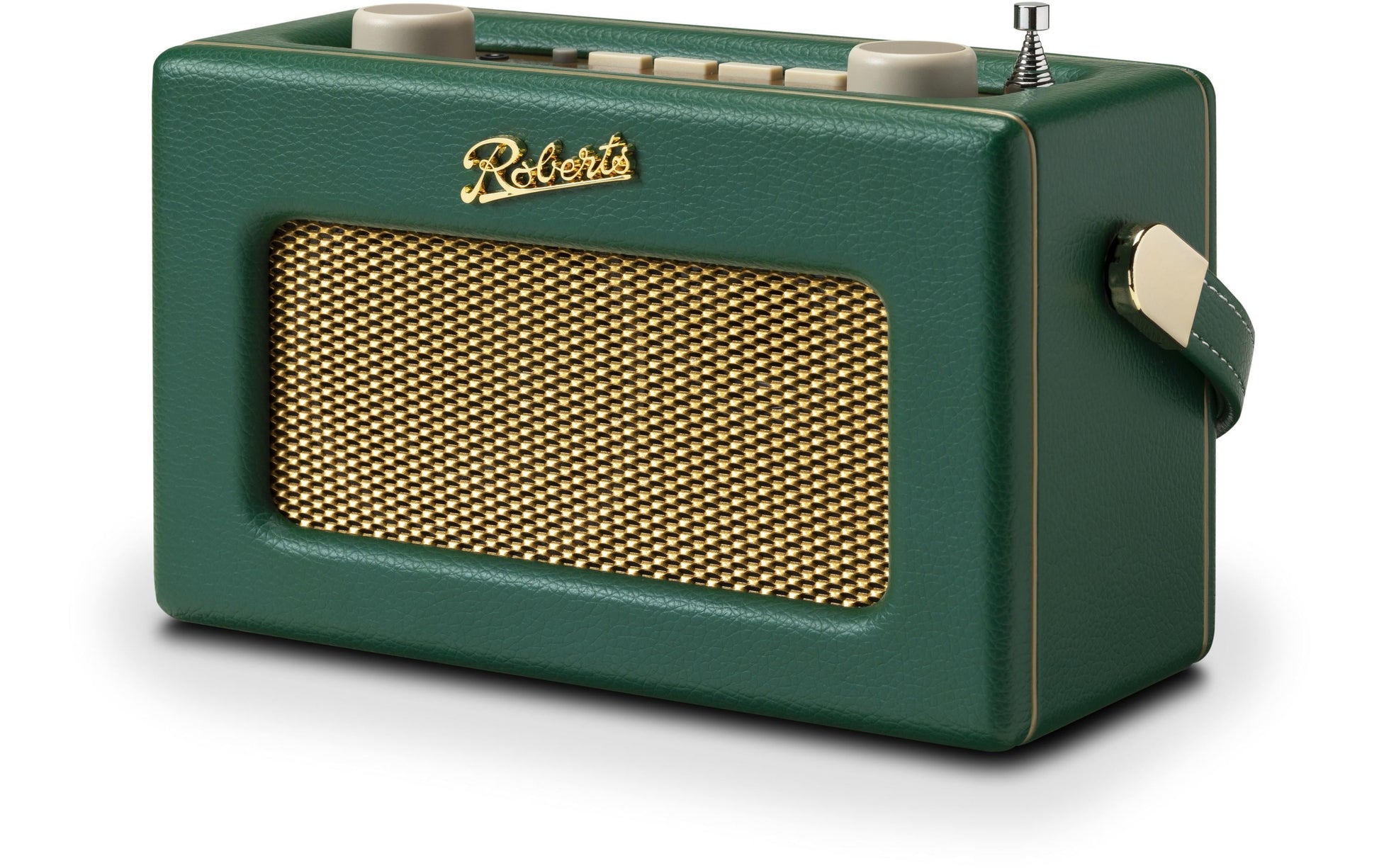Roberts Radio Roberts – Revival Uno – DAB-/Internetradio – Portabel – DAB+, Bluetooth, Akkubetrieb – Dunkelgrün