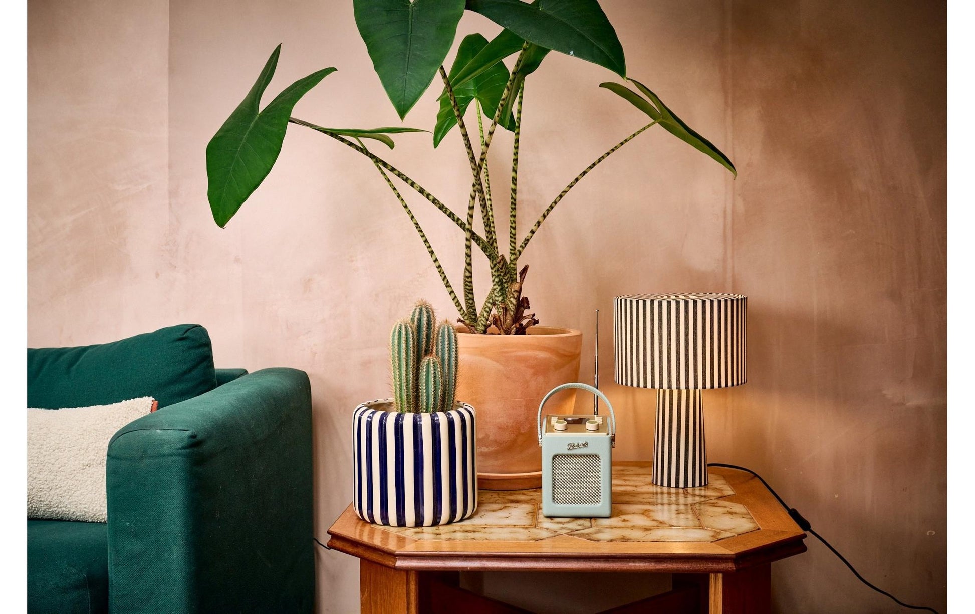 Roberts Radio Roberts Revival Mini 2 – DAB-/Internetradio – Portabel – UKW, Bluetooth – Himmelblau