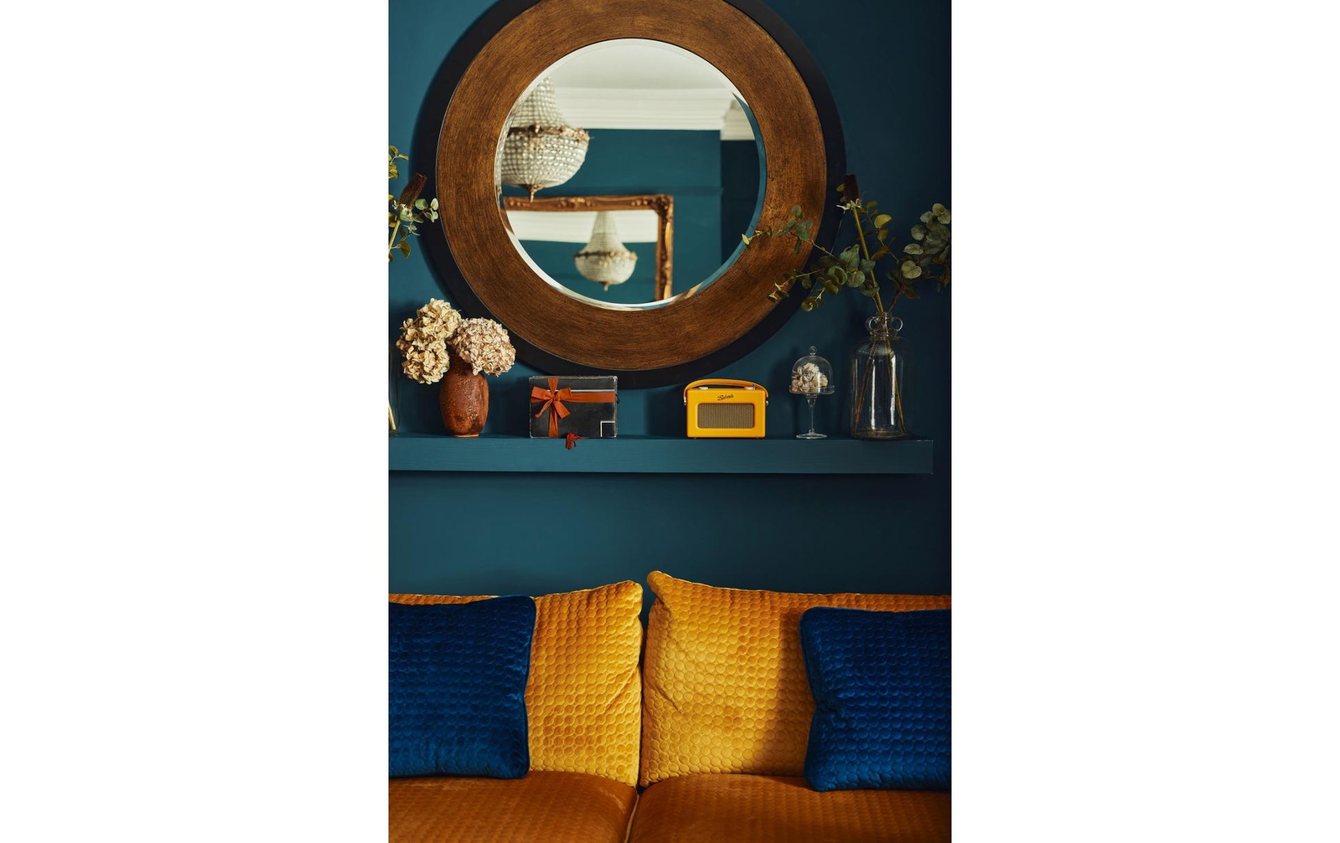 Roberts Radio Roberts Revival Uno Bluetooth – DAB-/Internetradio – Portabel – DAB+ – Dunkelgelb