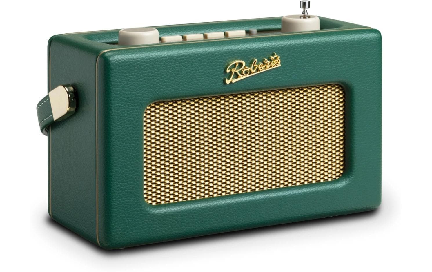 Roberts Radio Roberts – Revival Uno – DAB-/Internetradio – Portabel – DAB+, Bluetooth, Akkubetrieb – Dunkelgrün