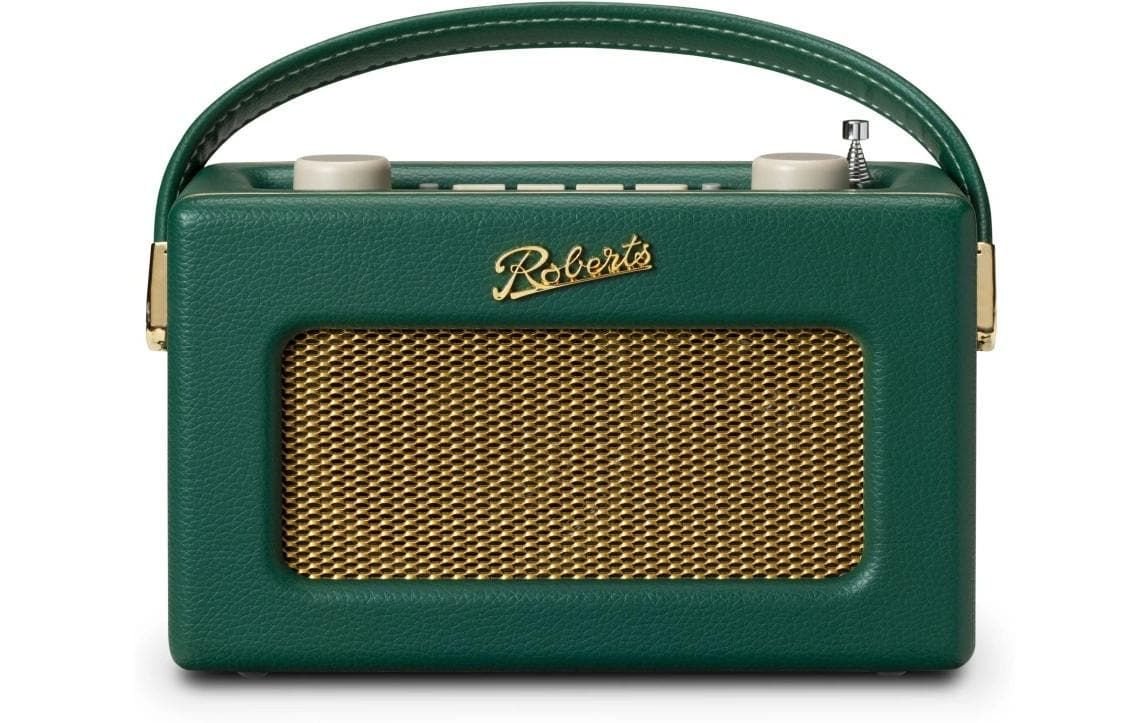 Roberts Radio Roberts – Revival Uno – DAB-/Internetradio – Portabel – DAB+, Bluetooth, Akkubetrieb – Dunkelgrün