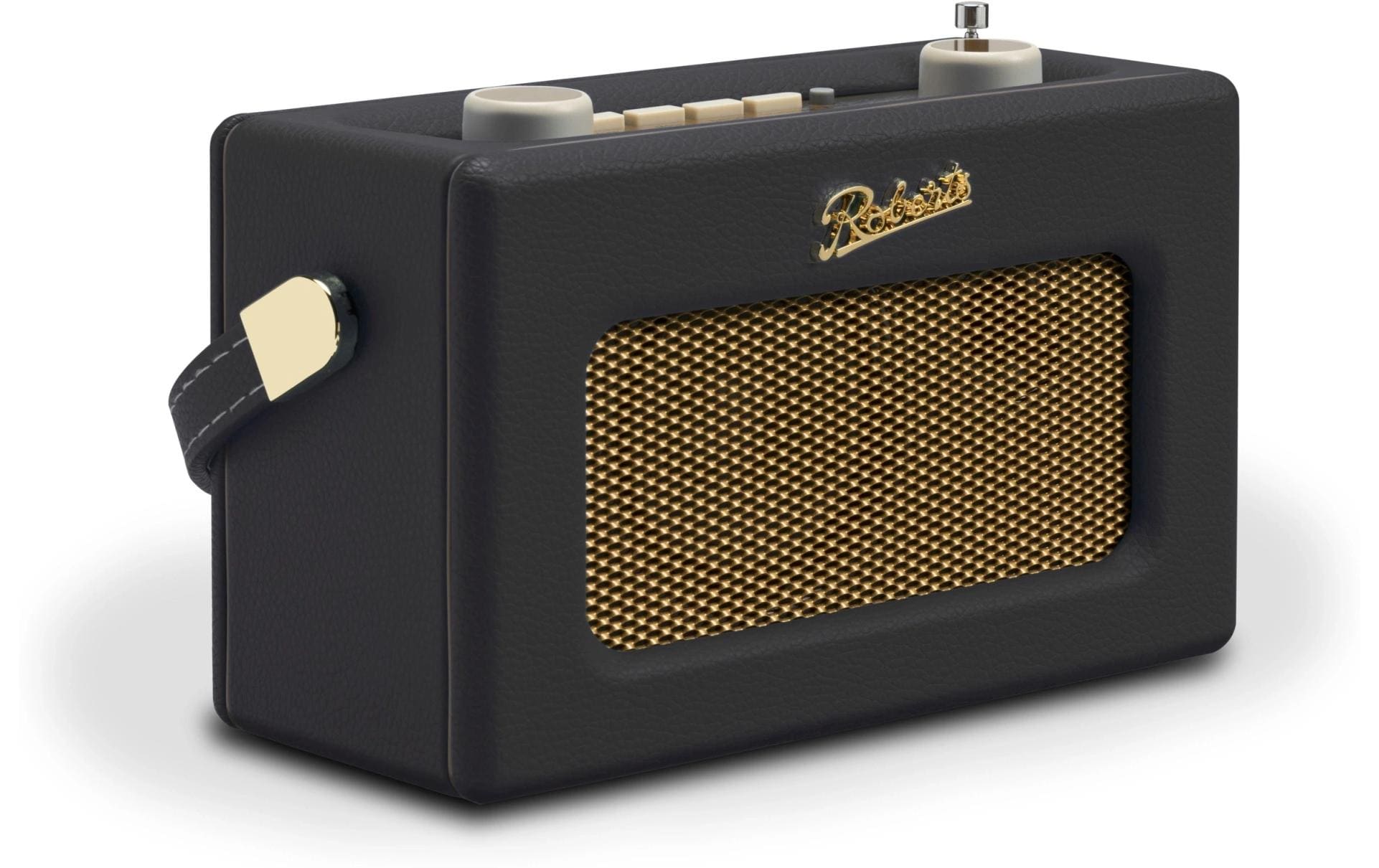 Roberts Radio Roberts – Revival Uno – DAB-/Internetradio – Portabel – UKW, Bluetooth, Akkubetrieb – Schwarz
