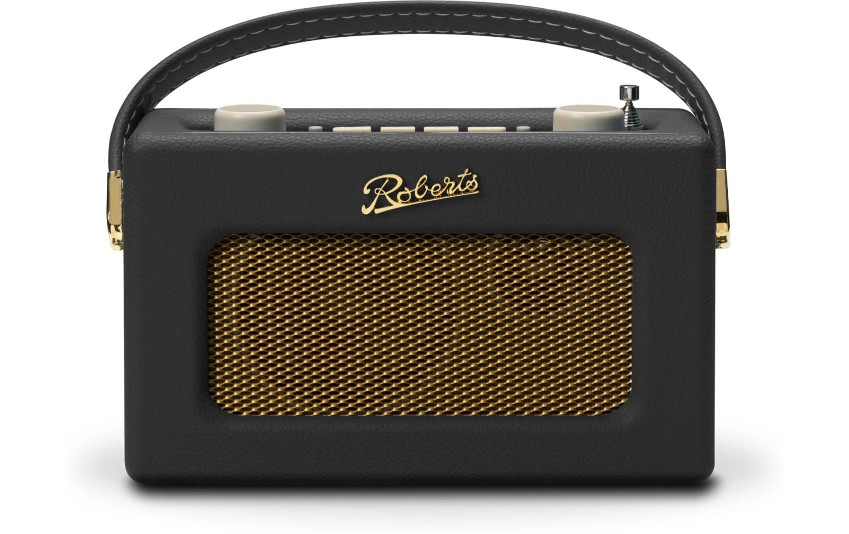 Roberts Radio Roberts – Revival Uno – DAB-/Internetradio – Portabel – UKW, Bluetooth, Akkubetrieb – Schwarz