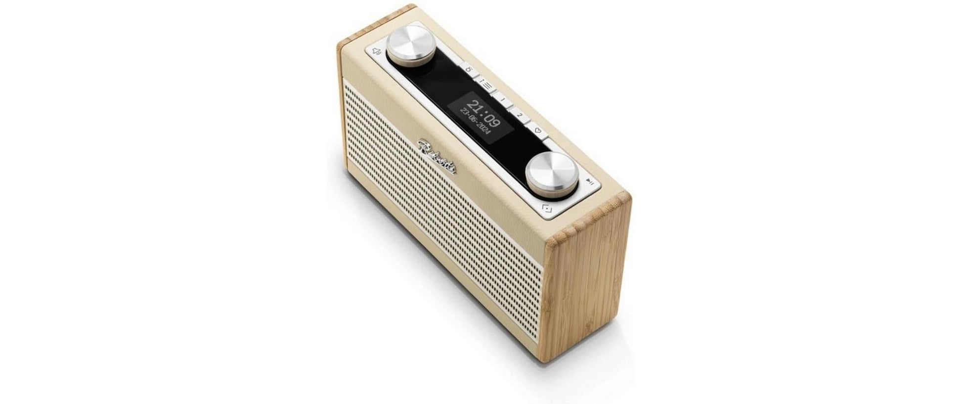 Roberts Radio Roberts Rambler Uno – DAB-/Internetradio – DAB+, Akkubetrieb – Crème