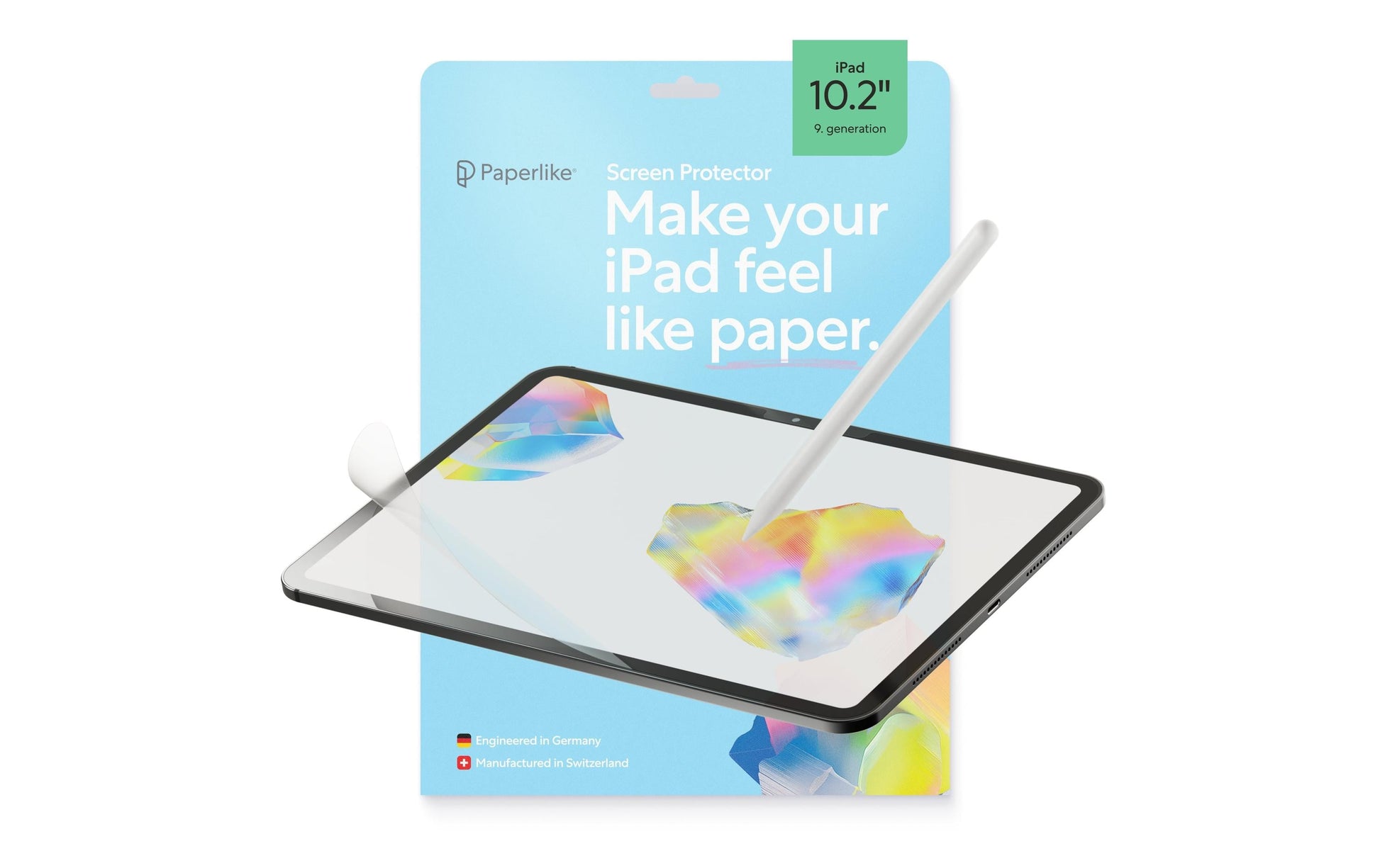 Paperlike Panzerglas für iPad 10,2" (7. Gen.) – Natürliches Schreibgefühl