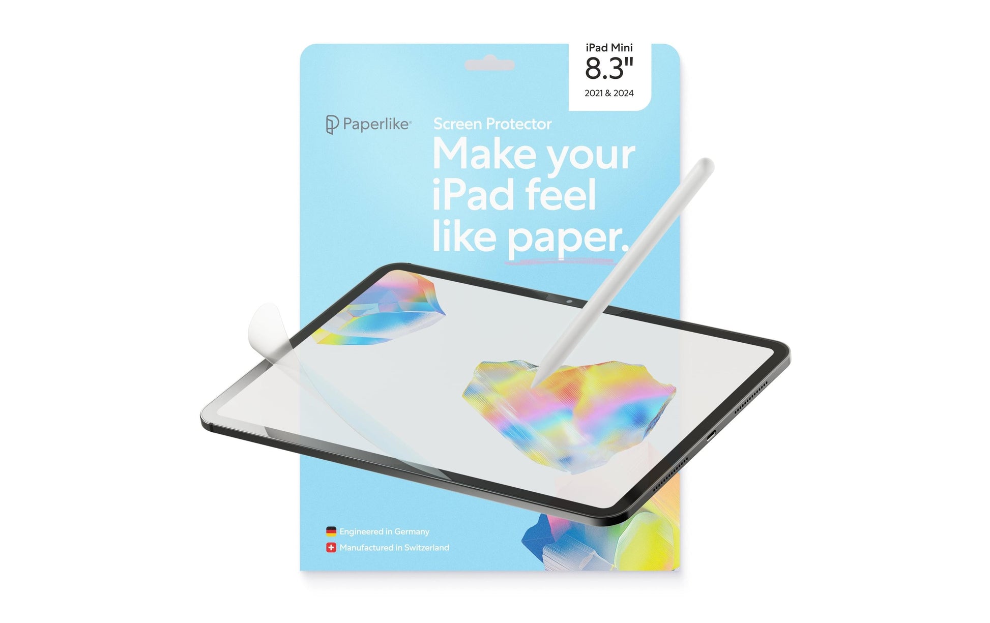 Paperlike Panzerglas für iPad mini 8,3" (6. Gen.) – Reflexionsreduktion