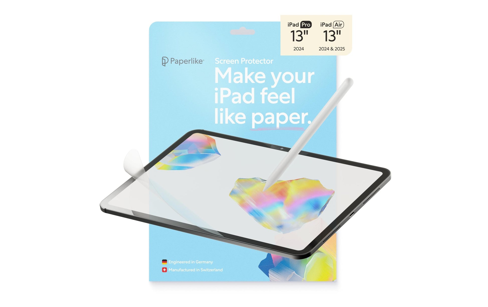 Paperlike Panzerglas für iPad Air 13" (M3/2025) – Natürliches Schreibgefühl