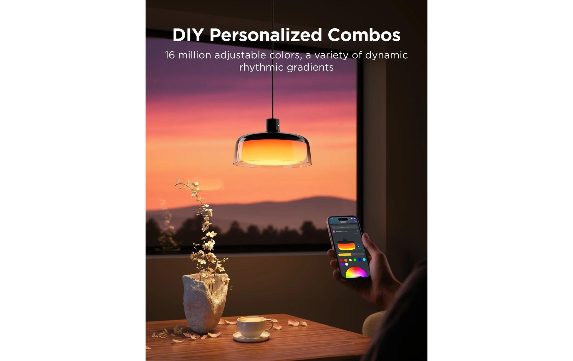 Govee Lightstrip LED – RGBIC (mehrfarbig), Bluetooth, Govee Home App – 36 W – schwarz – 500 cm