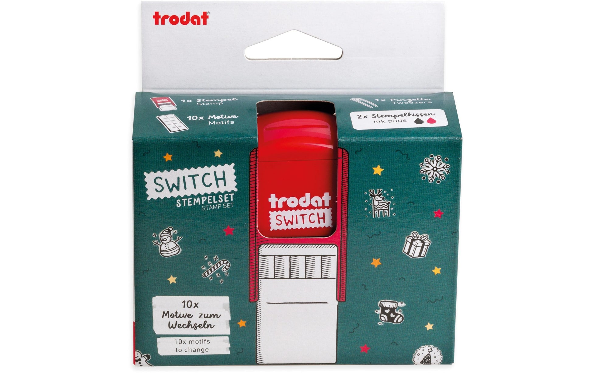 Trodat Motivstempel Switch – Motiv: Weihnachten