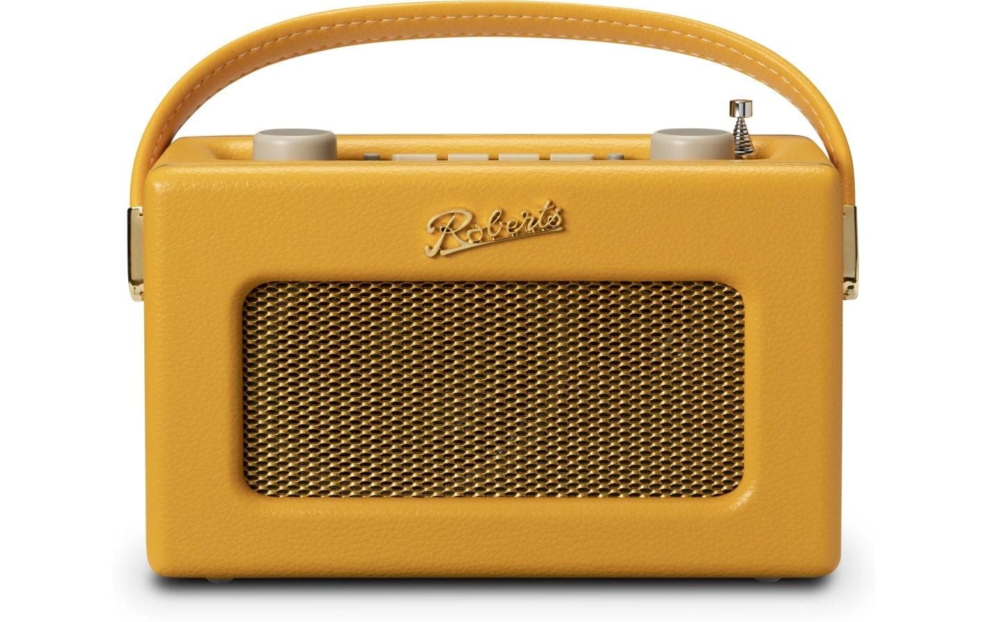 Roberts Radio Roberts Revival Uno Bluetooth – DAB-/Internetradio – Portabel – DAB+ – Dunkelgelb