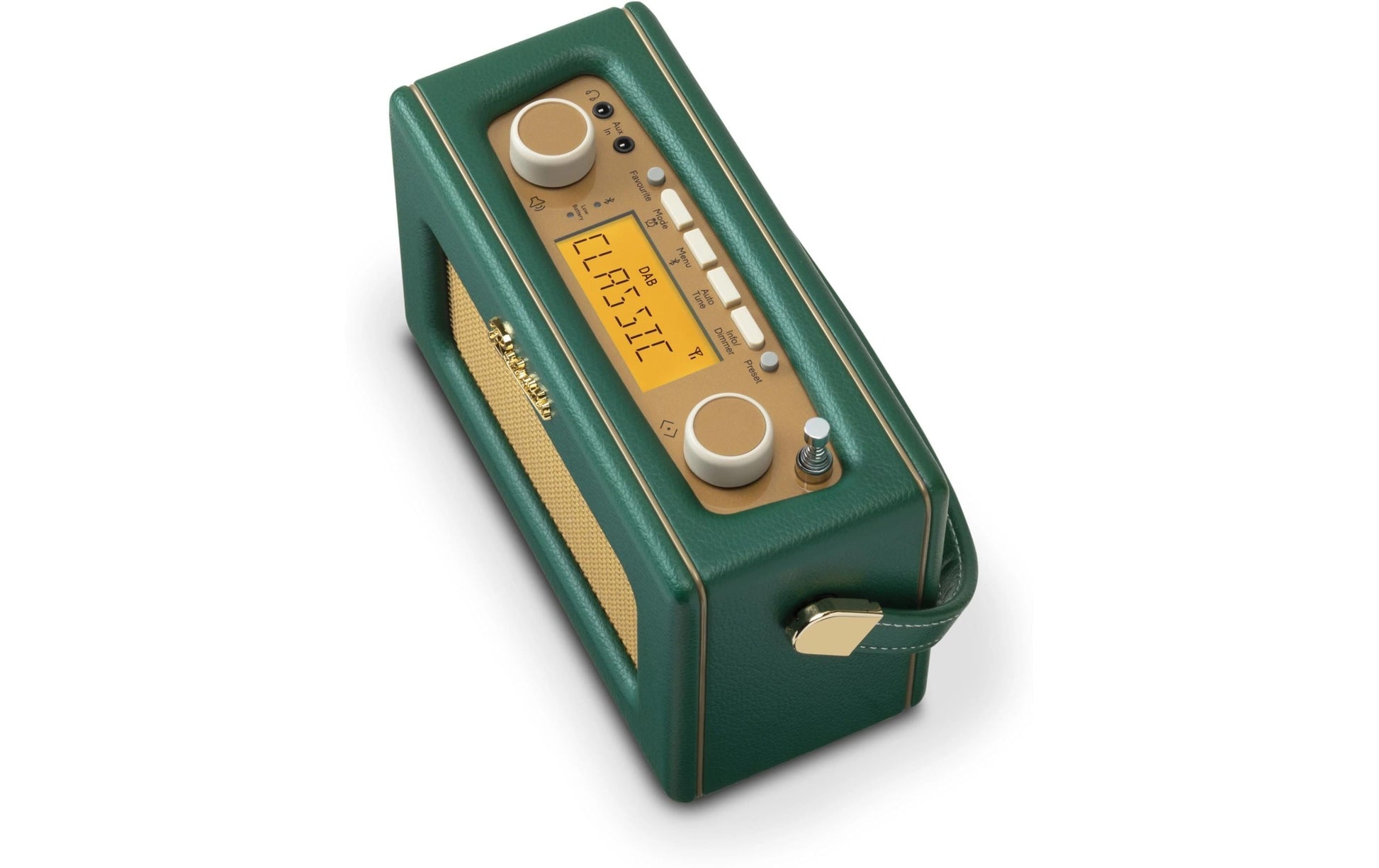 Roberts Radio Roberts – Revival Uno – DAB-/Internetradio – Portabel – DAB+, Bluetooth, Akkubetrieb – Dunkelgrün