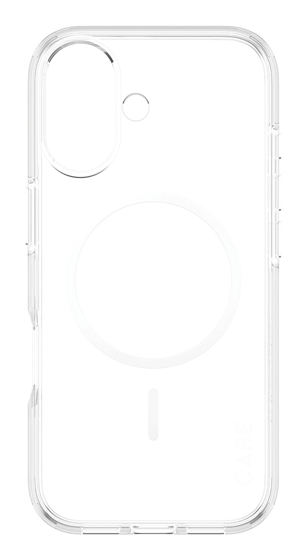 PanzerGlass Backcover – für Apple iPhone 17 – transparent/weiss – TPU, MagSafe-kompatibel