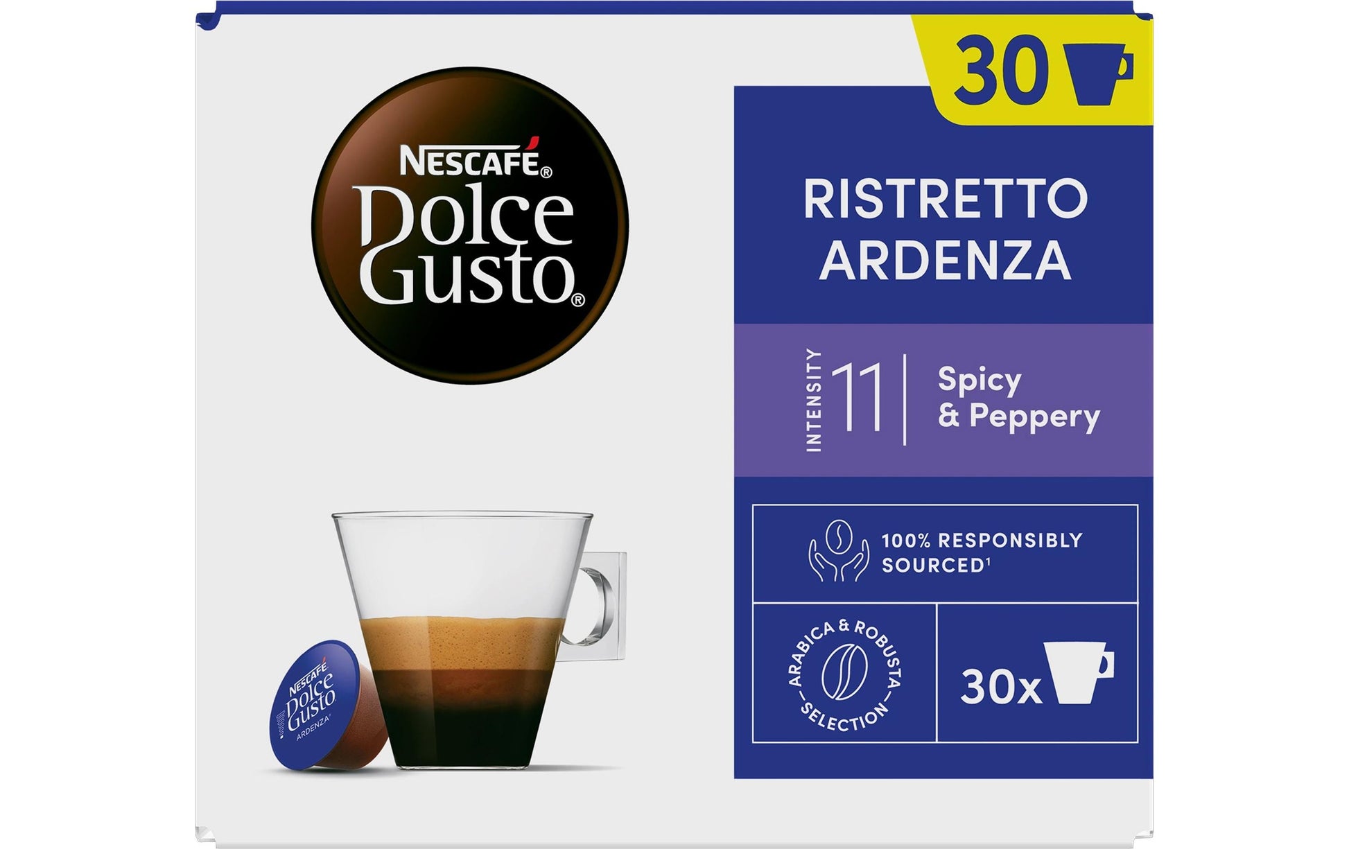 Nescafé Ardenza – Kapseln für Dolce Gusto – Ristretto, 30 Kapseln