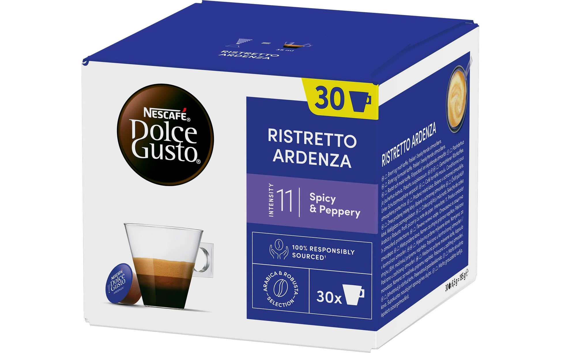Nescafé Ardenza – Kapseln für Dolce Gusto – Ristretto, 30 Kapseln