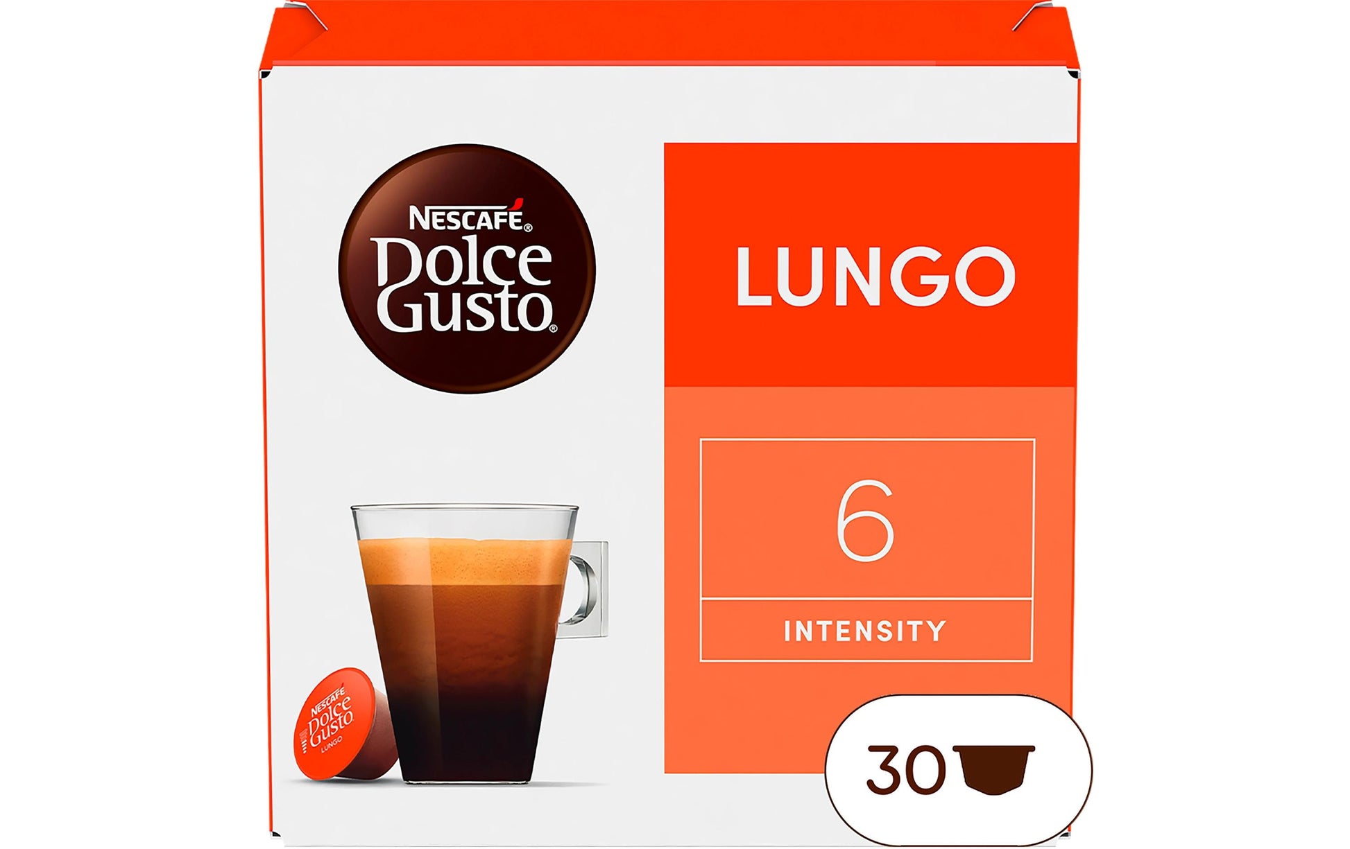 Nescafé Dolce Gusto – Kapseln für Dolce Gusto – Lungo, 30 Kapseln
