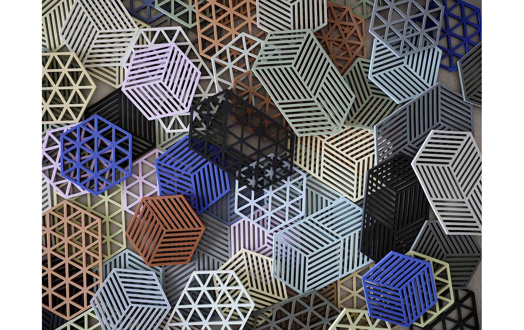 Zone Denmark – Topfuntersetzer 14 × 0,9 × 16 cm, Silikon, Hellgrün