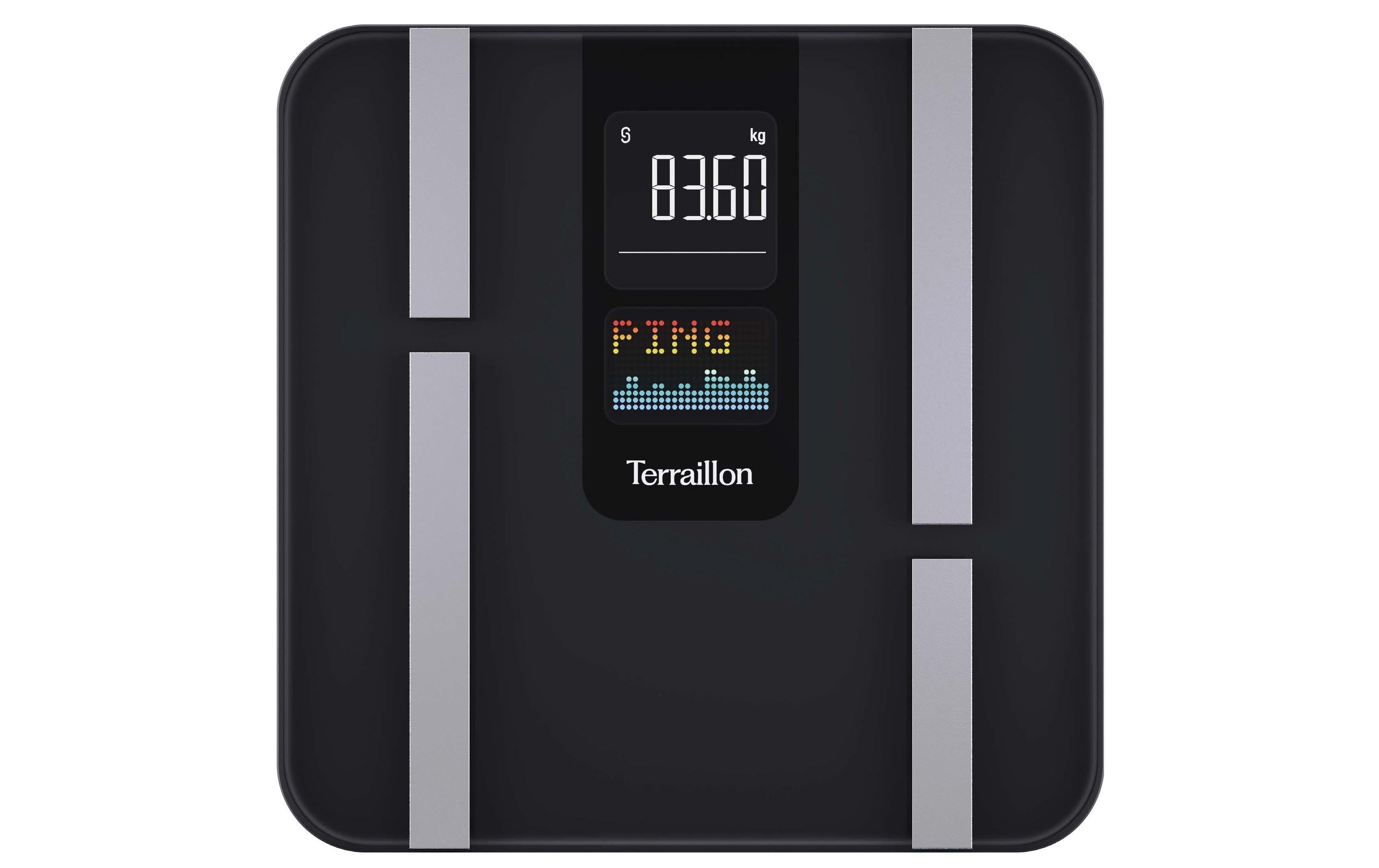 Terraillon Digitale Personenwaage Body Color Connect – Muskelmasse – 180 kg