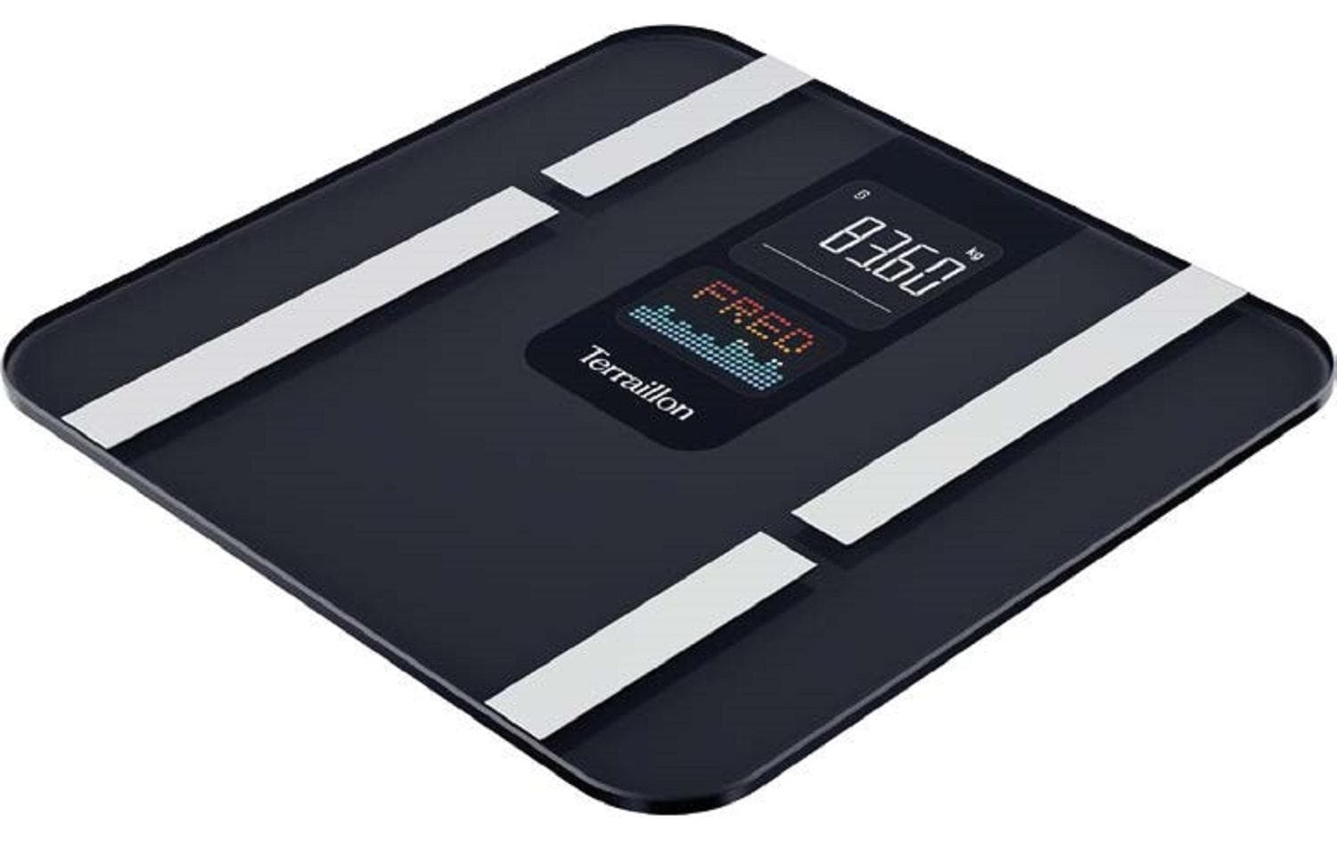 Terraillon Digitale Personenwaage Body Color Connect – Muskelmasse – 180 kg
