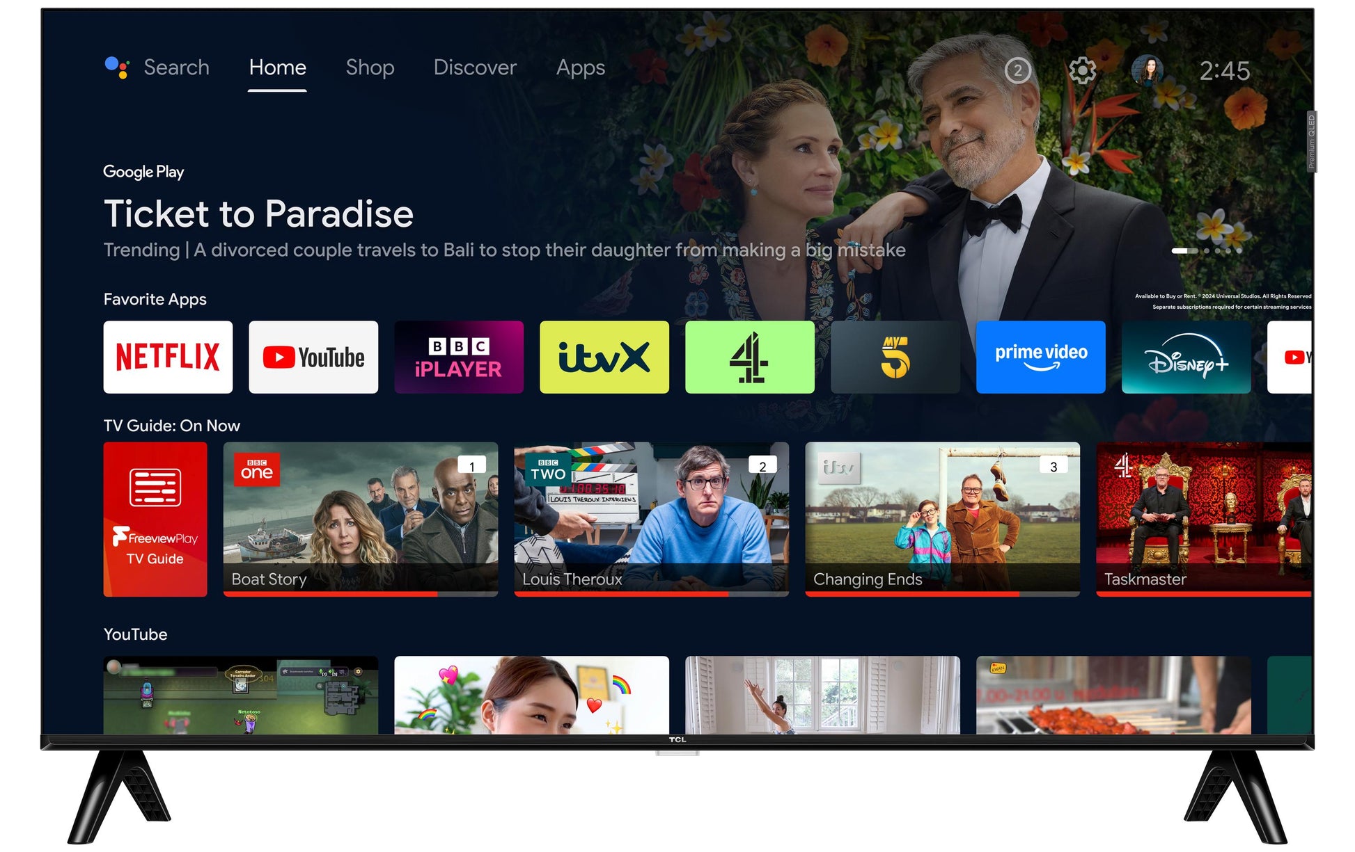 TCL S5K – 32" QLED Full HD, Android TV, (2025)