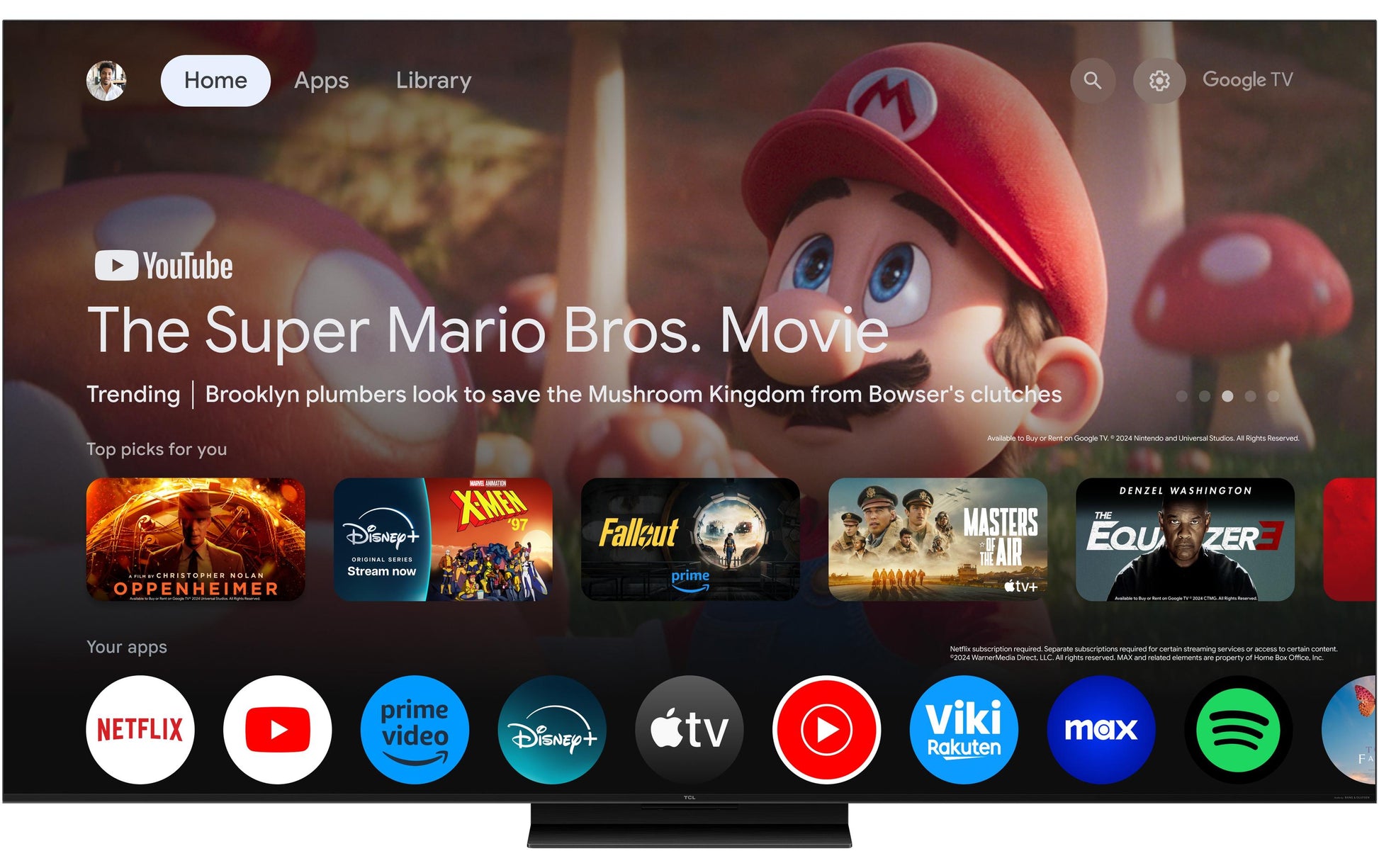 TCL C7K – 65" Mini-LED QLED UHD 4K, Google TV (2025)