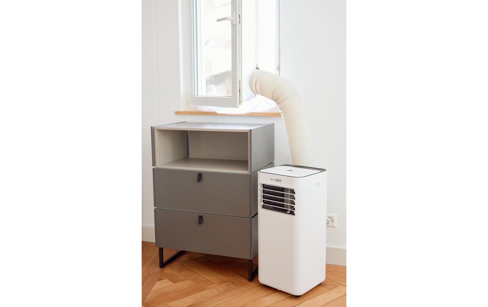 Ecofort Klimagerät ecoQ CoolAir 9+ – 9000 BTU, bis 25 m², WLAN, App-Steuerung, 65 dB
