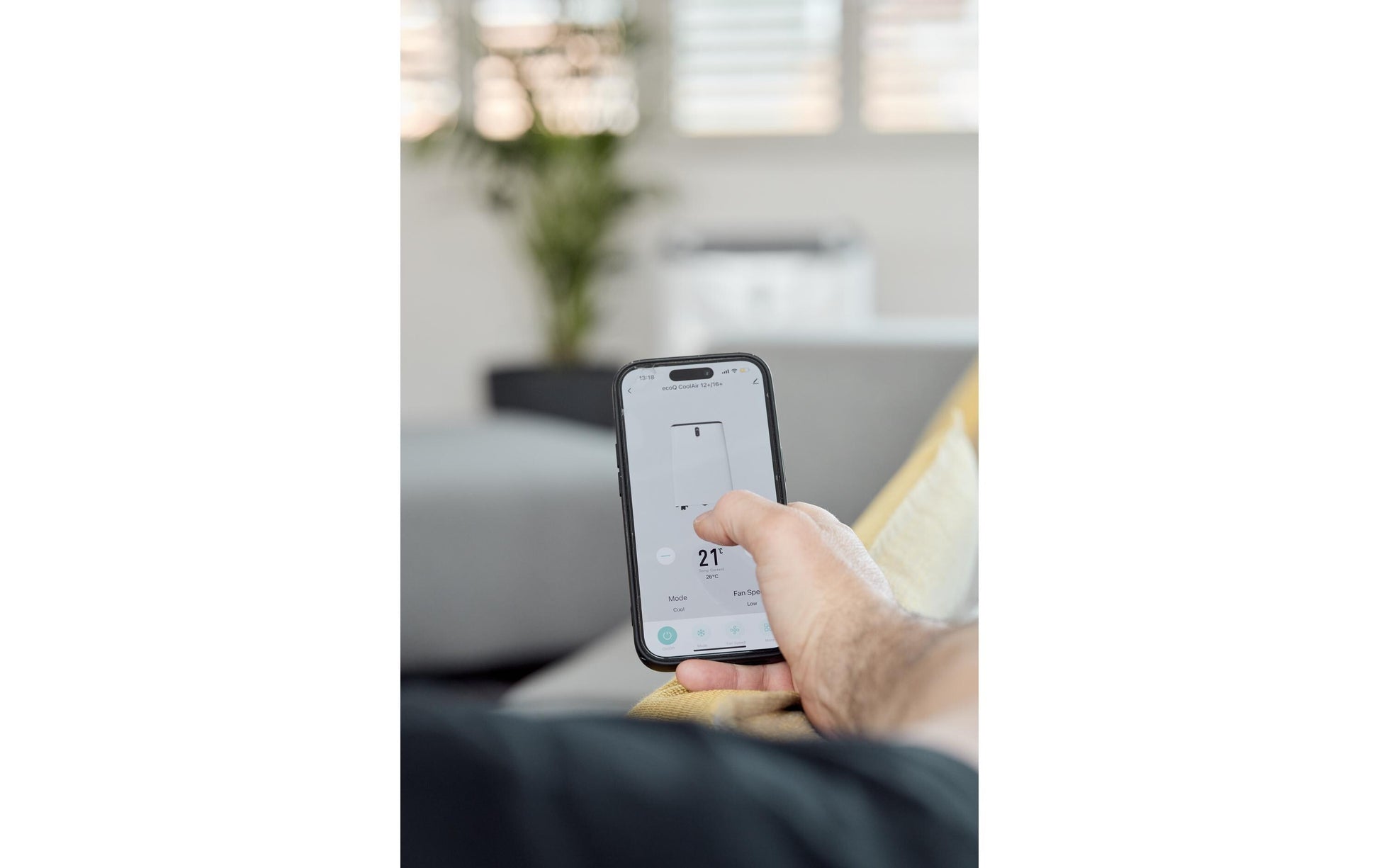 Ecofort Klimagerät ecoQ CoolAir 9+ – 9000 BTU, bis 25 m², WLAN, App-Steuerung, 65 dB