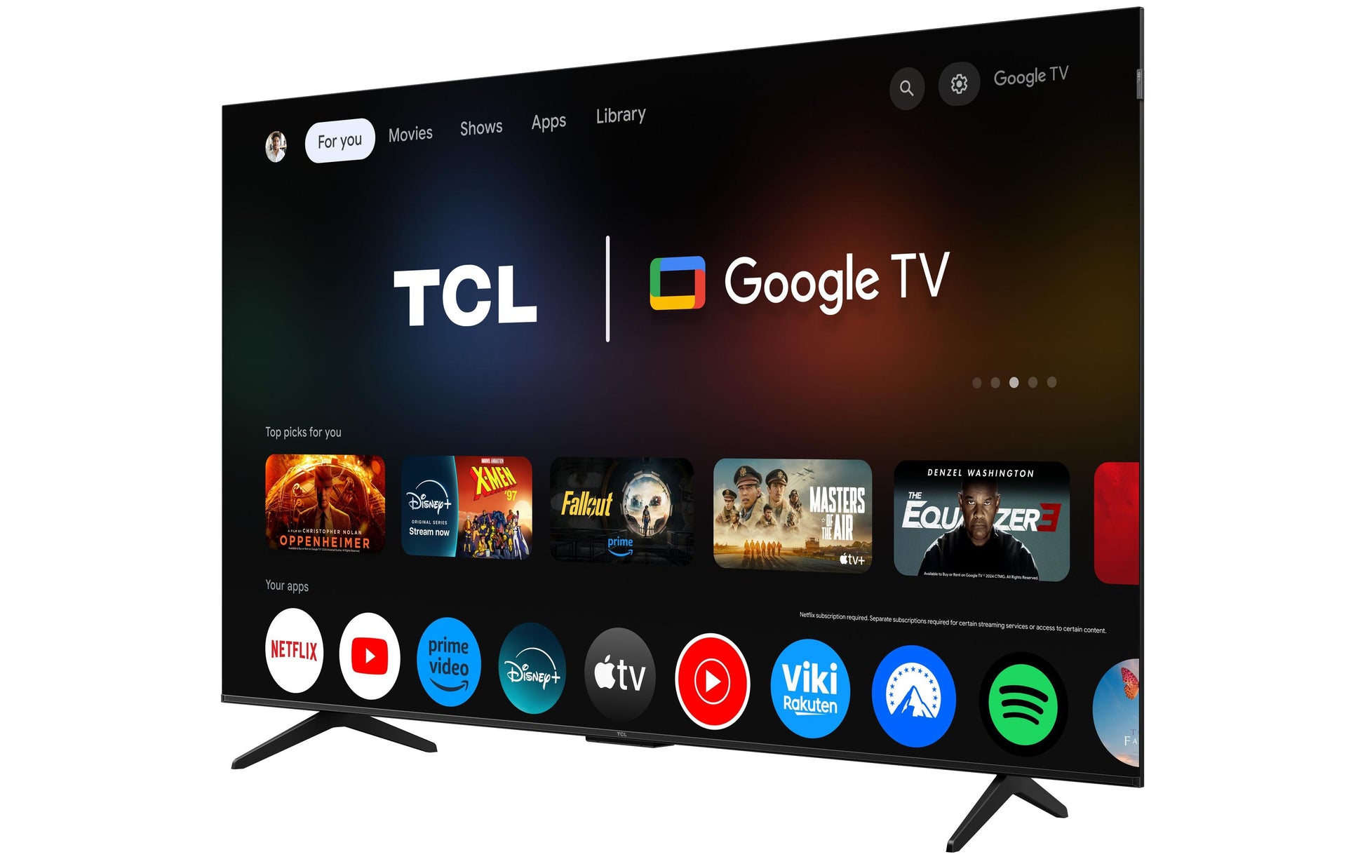 TCL P7K – 65" QLED UHD 4K, Google TV, Dolby Vision (2025)