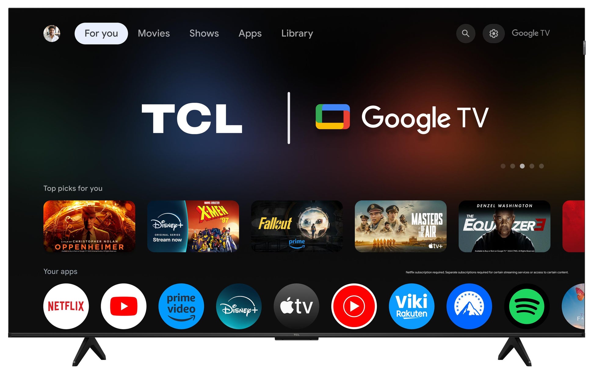 TCL 75P7K – 75" QLED UHD 4K, Google TV, Dolby Vision (2025)