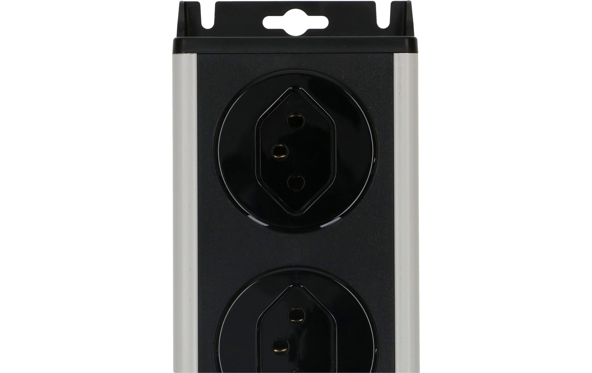 Max Hauri AG Max Hauri Power Line Steckdosenleiste – 8×T13, ohne Schalter, 1,5 m, Eingang T12, Überlastschutz – grau/schwarz